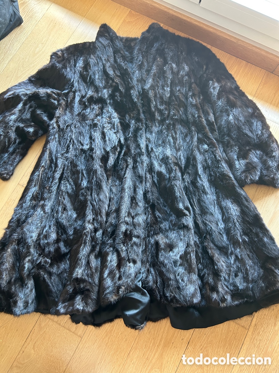 Vintage: Abrigo piel zorro aut&eacute;ntico