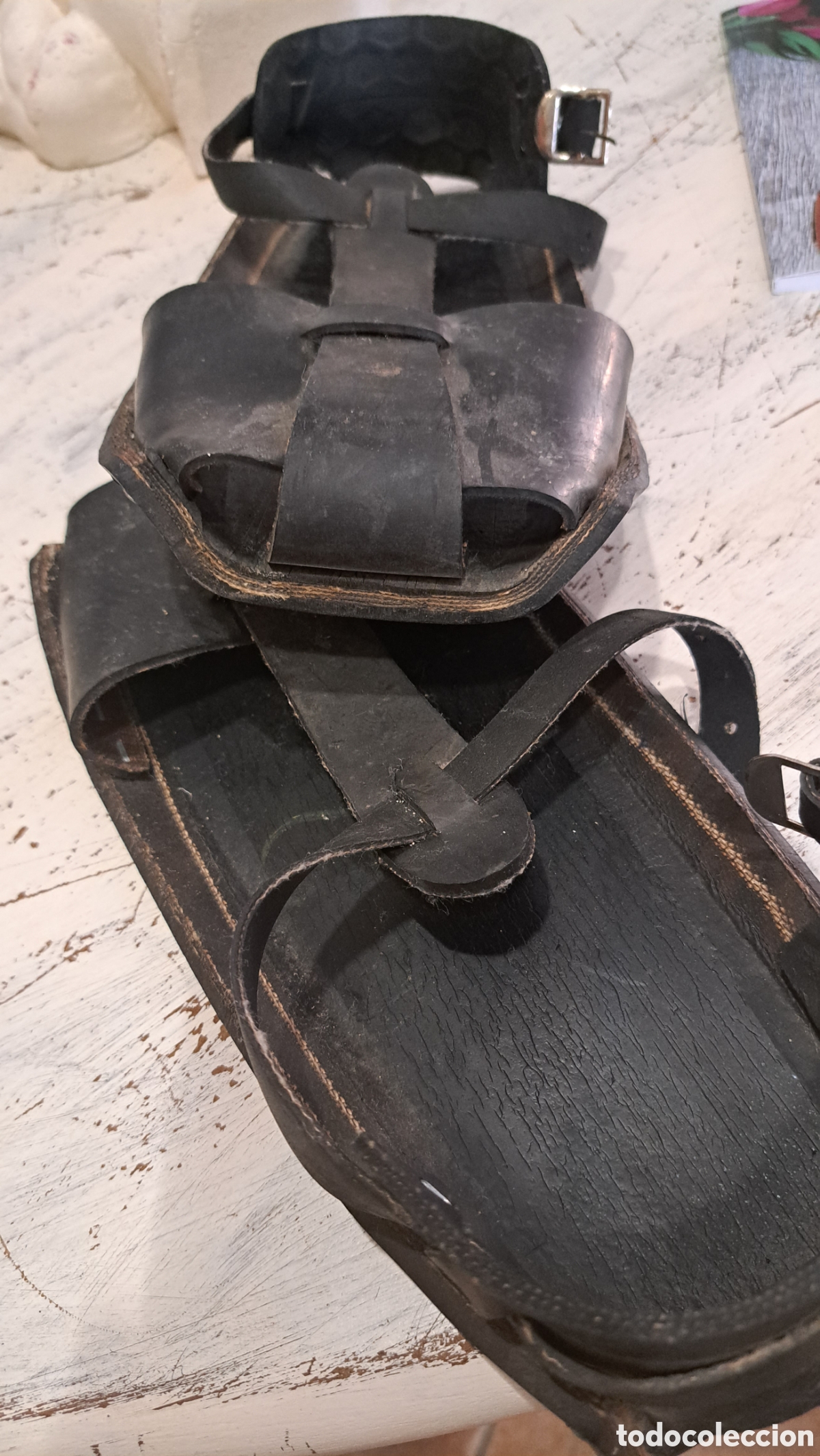 Vintage: abarcas antiguas, originales . - Foto 2