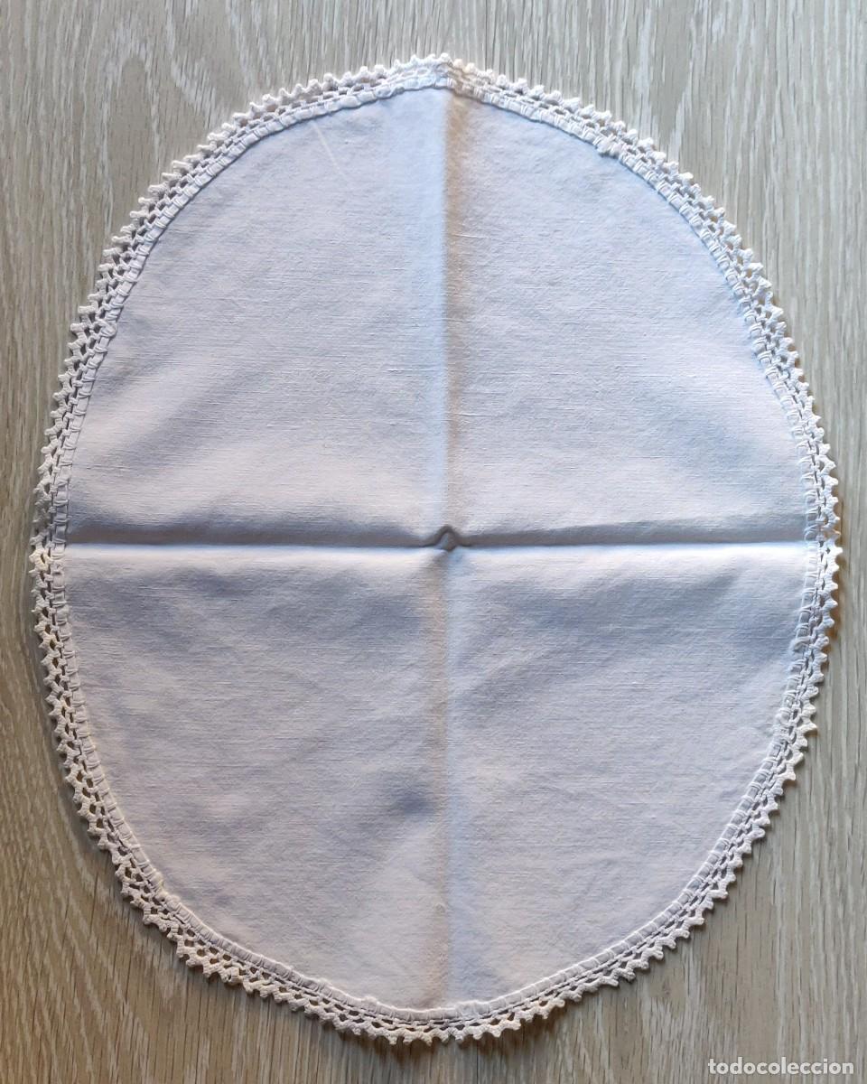 Vintage: Tapete de Algodon con Puntilla. - Foto 9