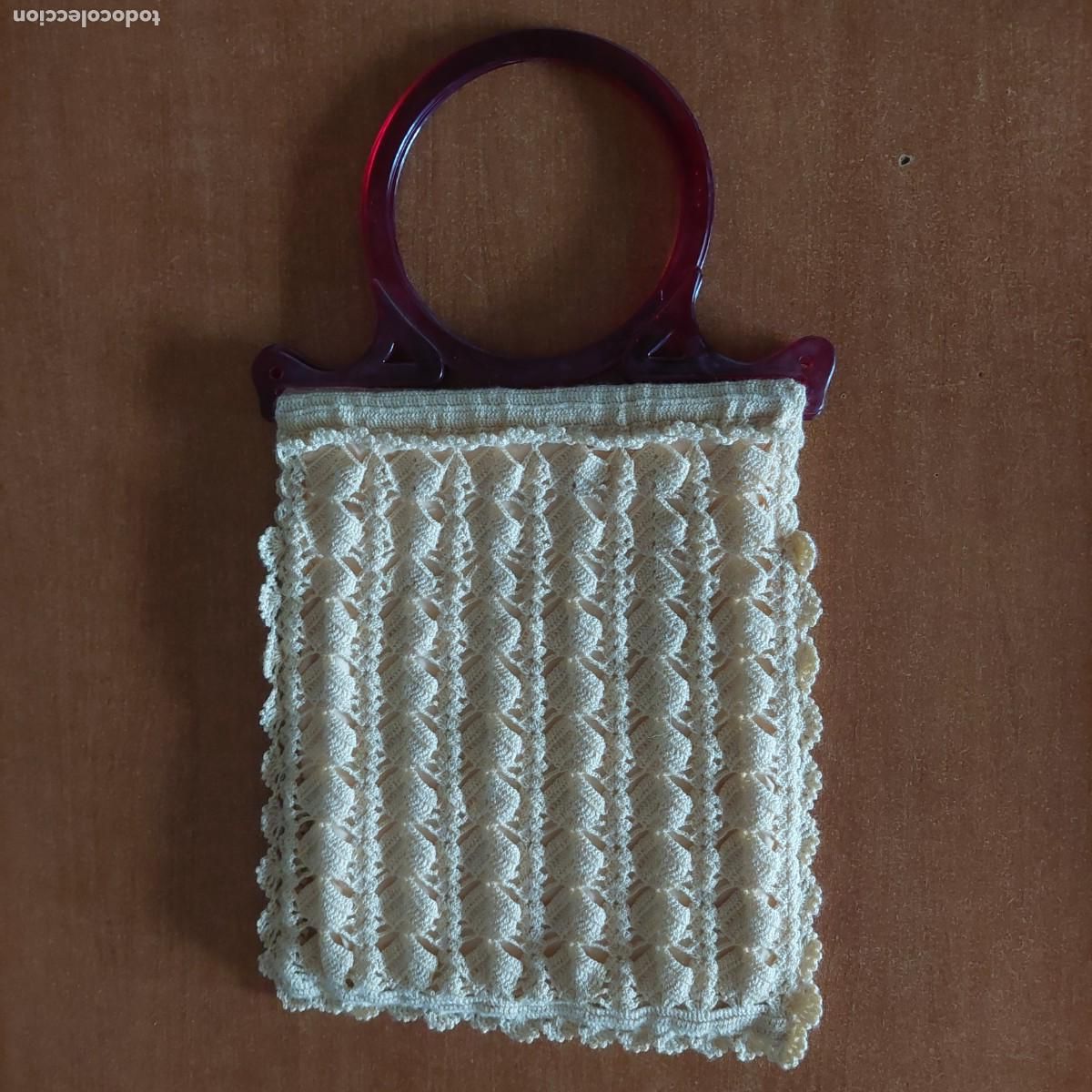 Vintage: Bolsa de la compra vintage de costura - Foto 1