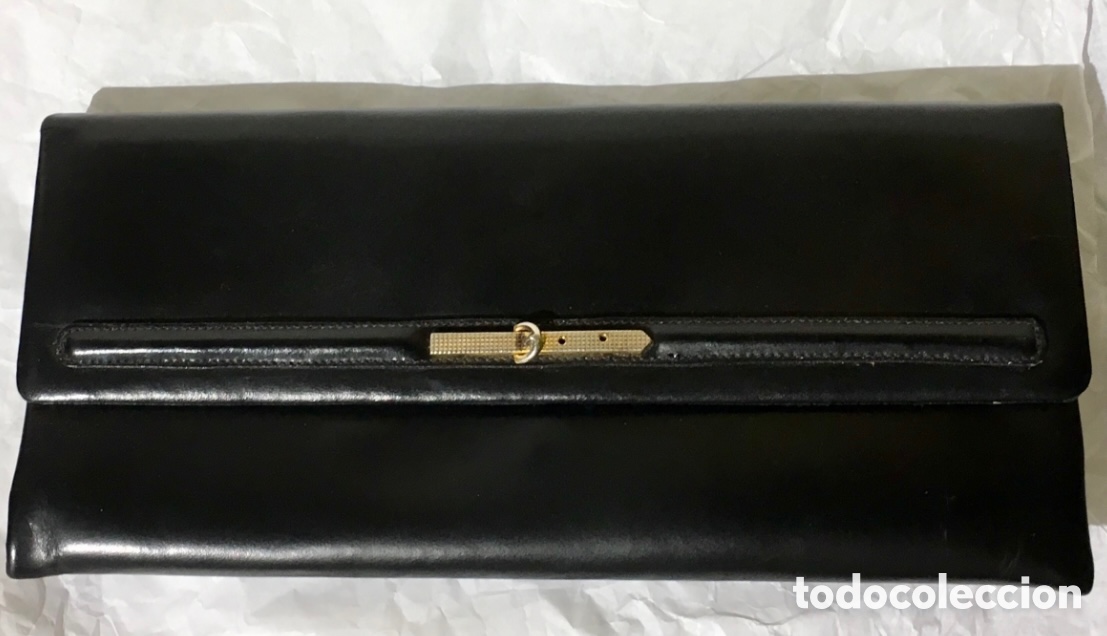 Vintage: Bolso de mano negro. - Foto 1