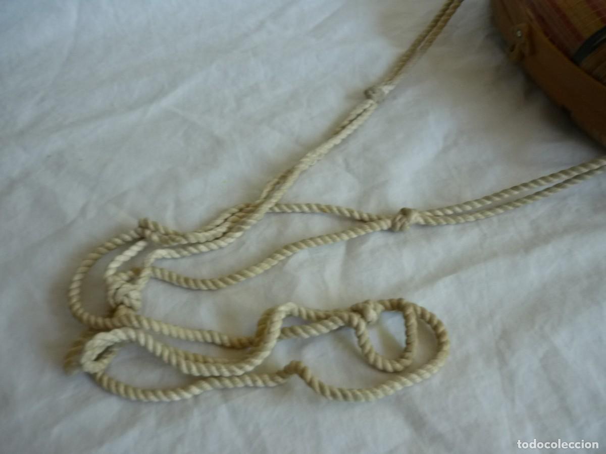 Vintage: Antiguo bolso de bamb&uacute; y mimbre - Foto 5