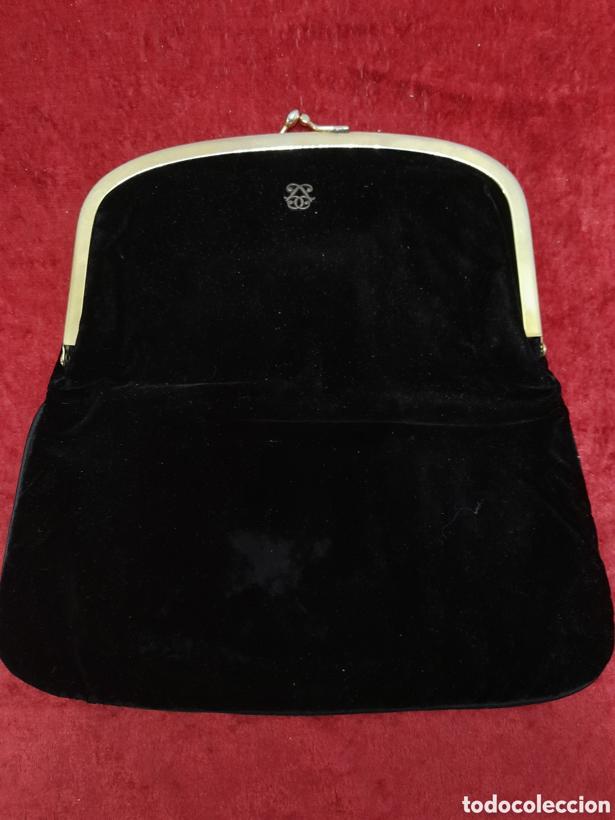Vintage: BL-51. BOLSO DE MANO DE TERCIOPELO - Foto 2