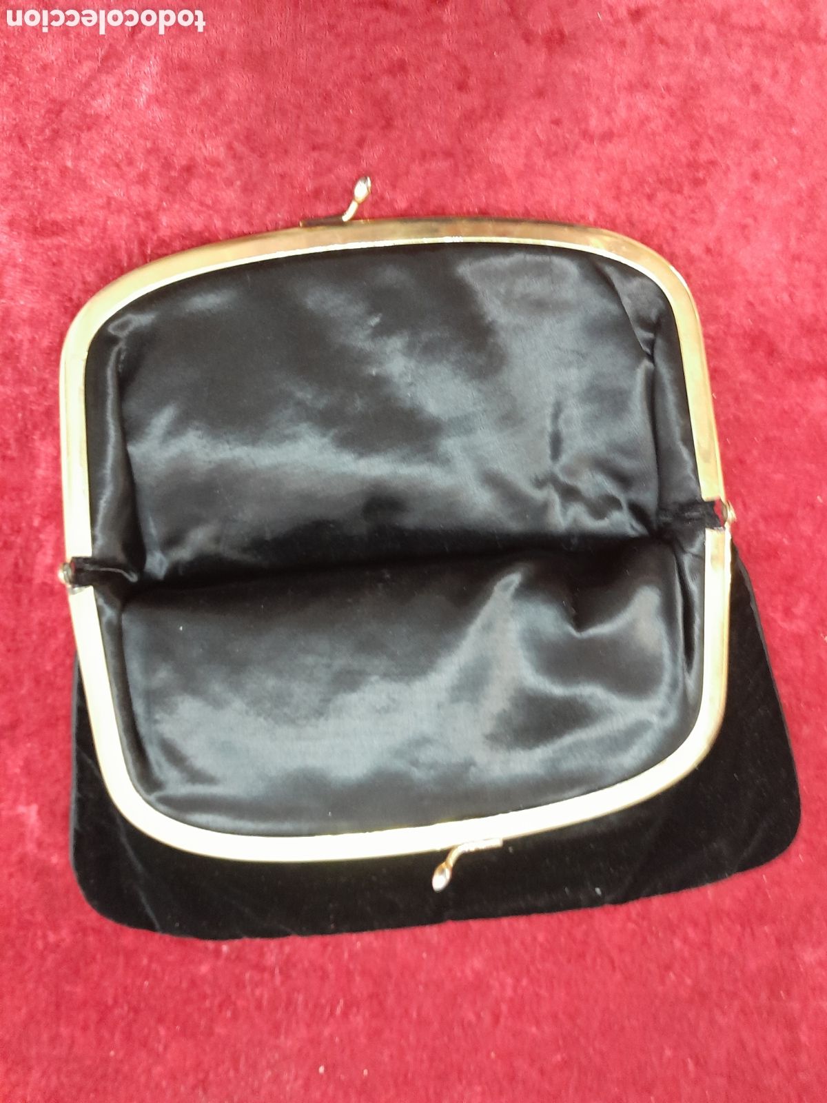 Vintage: BL-51. BOLSO DE MANO DE TERCIOPELO - Foto 3