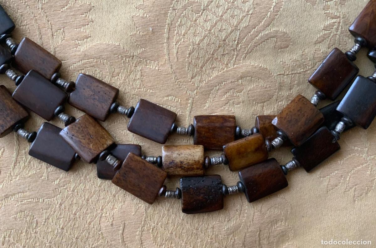 Vintage: COLLAR ETNICO DE PIEDRAS EN TONOS MARRONES - Foto 10