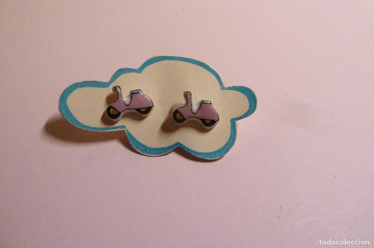Vintage: Pendientes Masster Line. Vespa rosa - Foto 2