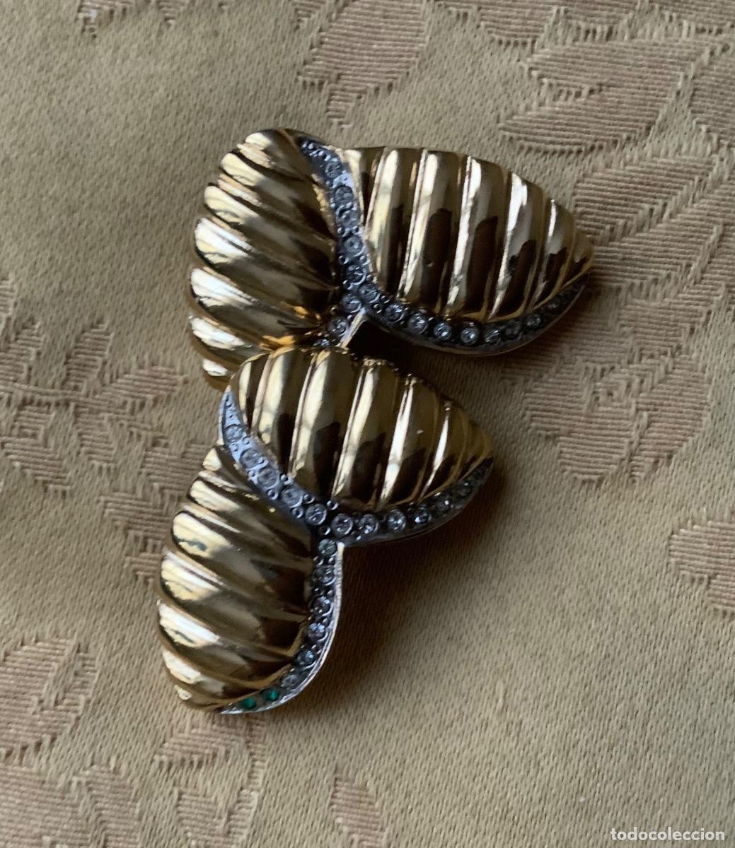 Vintage: PENDIENTES A&Ntilde;O 70 DORADOS - Foto 4
