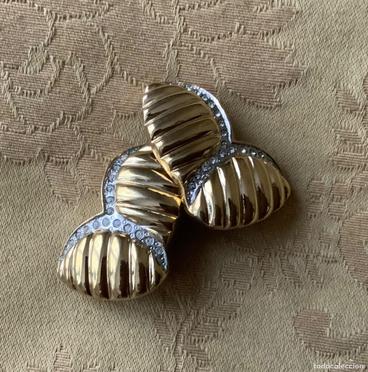 Vintage: PENDIENTES A&Ntilde;O 70 DORADOS - Foto 9