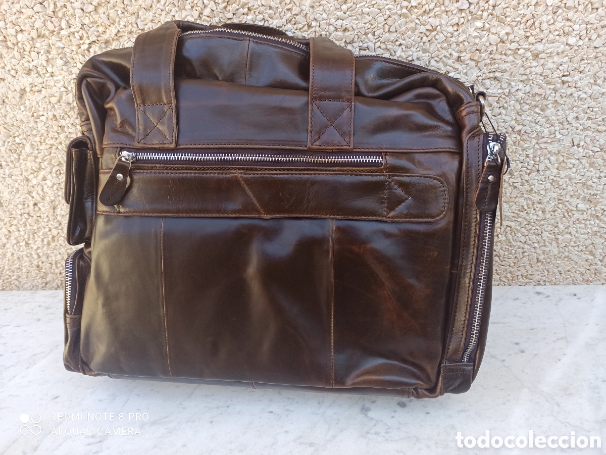 Vintage: Malet&iacute;n unisex de piel. Kitbuck - Foto 2