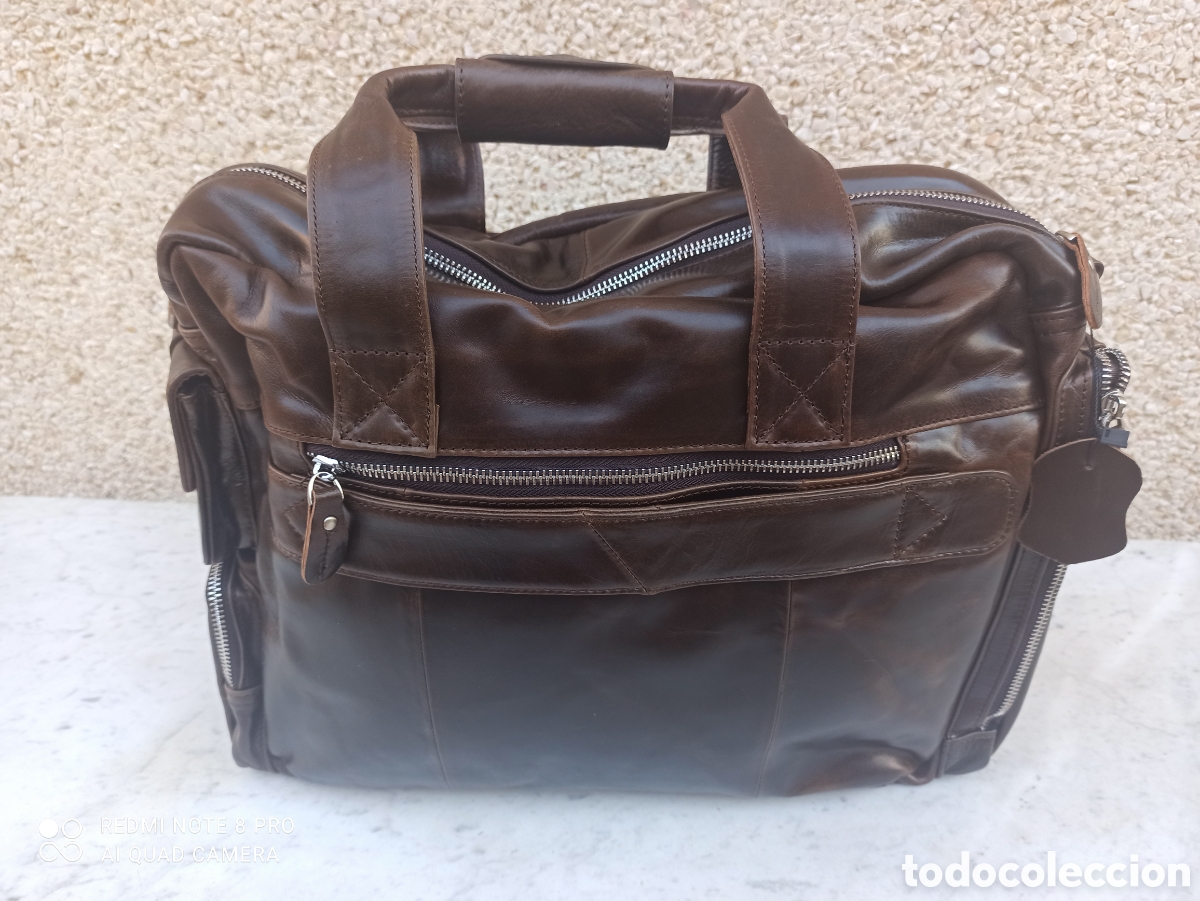Vintage: Malet&iacute;n unisex de piel. Kitbuck - Foto 4