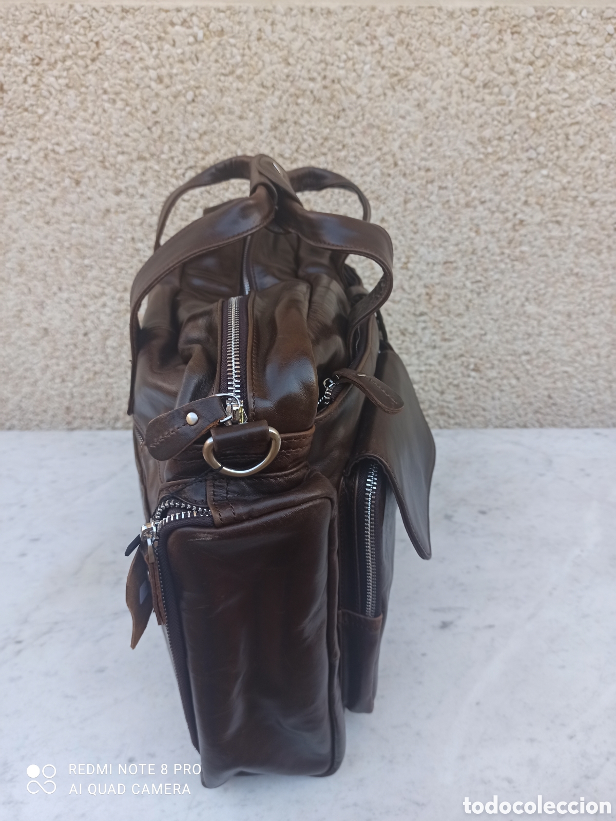 Vintage: Malet&iacute;n unisex de piel. Kitbuck - Foto 7
