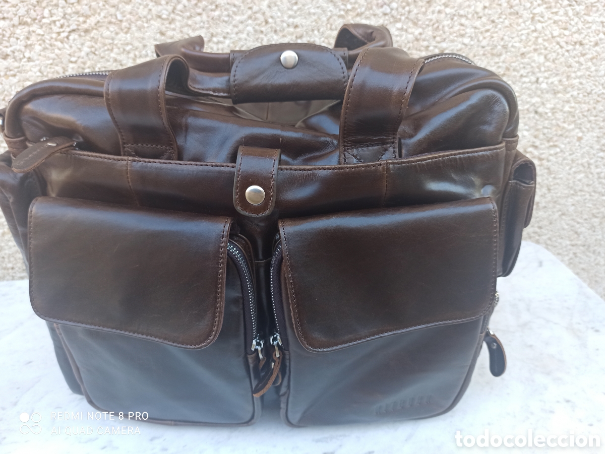 Vintage: Malet&iacute;n unisex de piel. Kitbuck - Foto 8