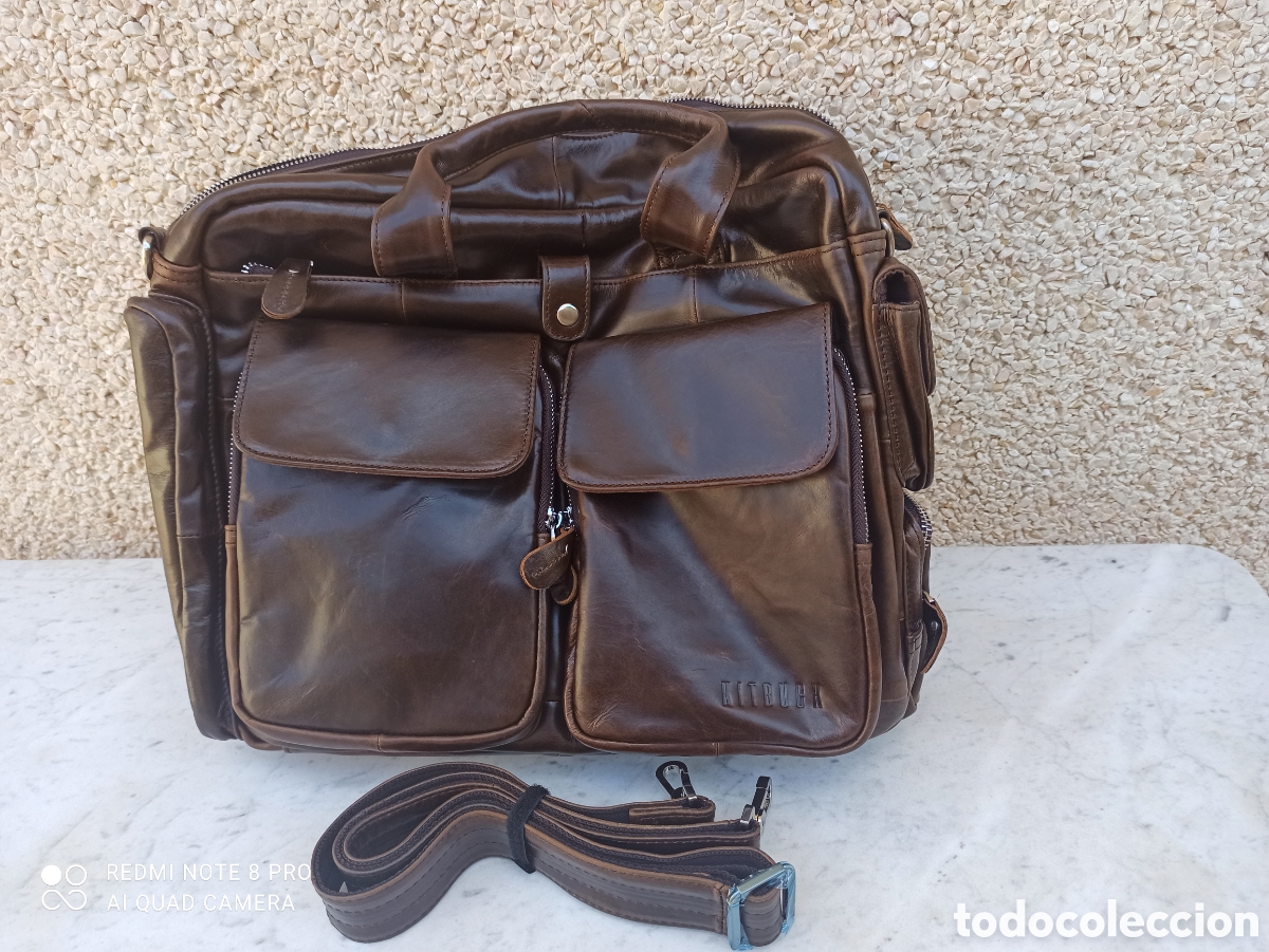Vintage: Malet&iacute;n unisex de piel. Kitbuck - Foto 10