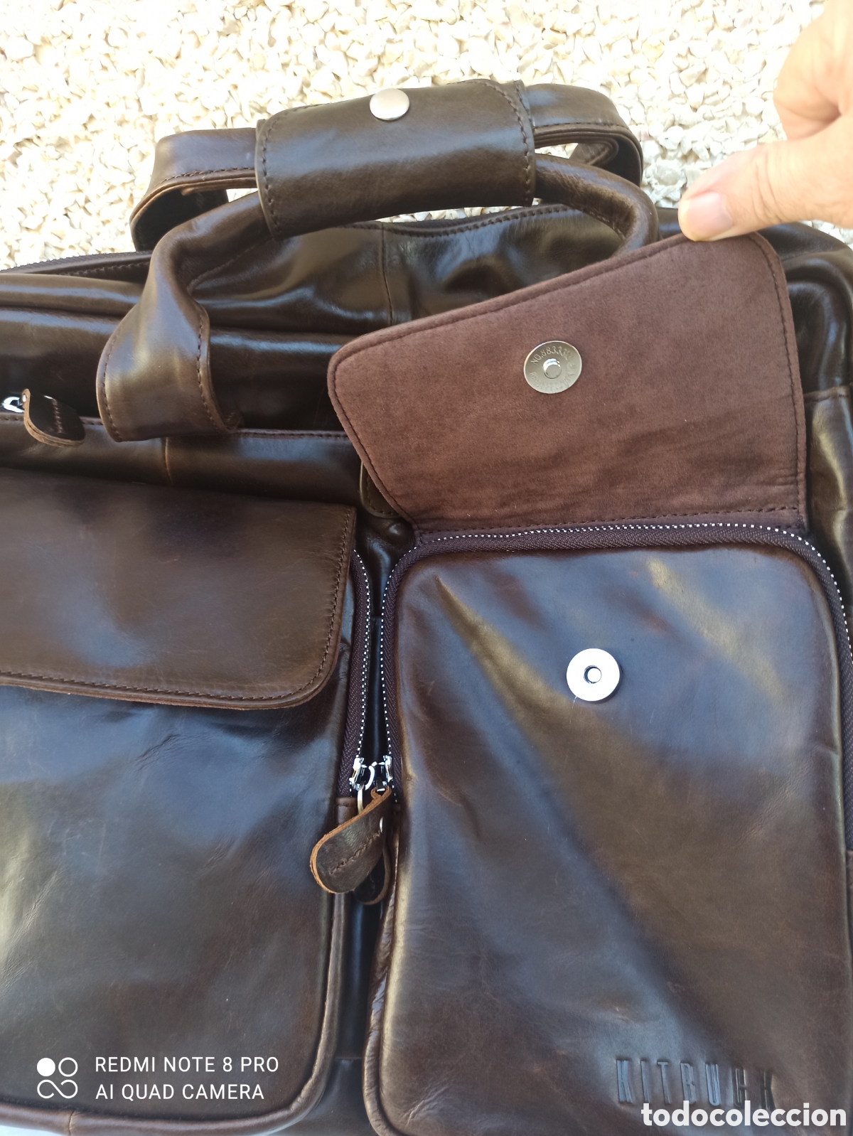 Vintage: Malet&iacute;n unisex de piel. Kitbuck - Foto 11