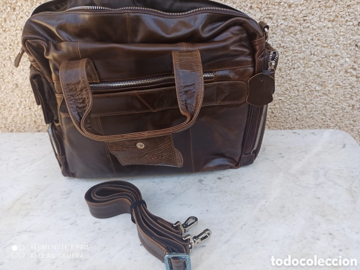 Vintage: Malet&iacute;n unisex de piel. Kitbuck - Foto 13