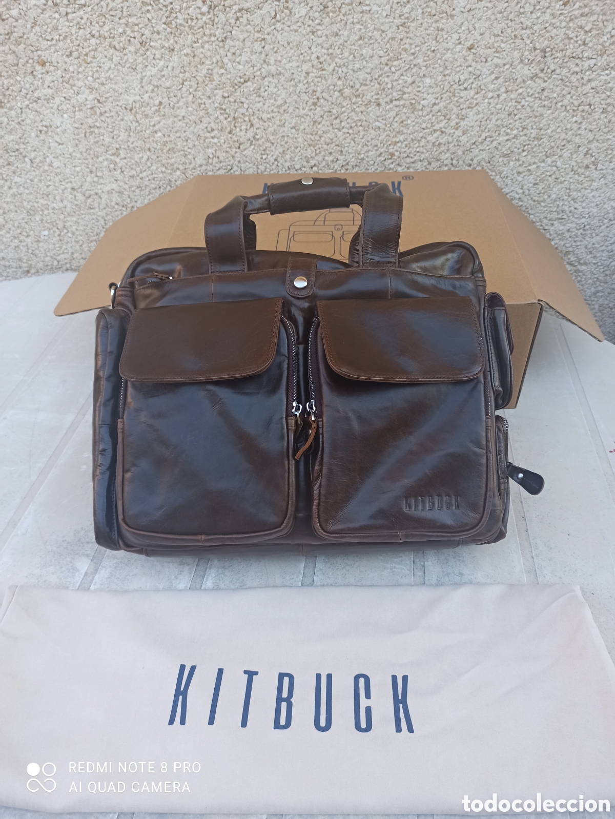 Vintage: Malet&iacute;n unisex de piel. Kitbuck - Foto 18