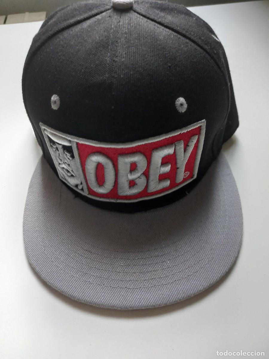 Vintage: Gorra negra OBEY - Foto 1
