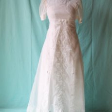 Vintage: VESTIDO DE NOVIA VINTAGE AÑOS 60. VINTAGE BRIDAL DRESS FROM THE 60´S.