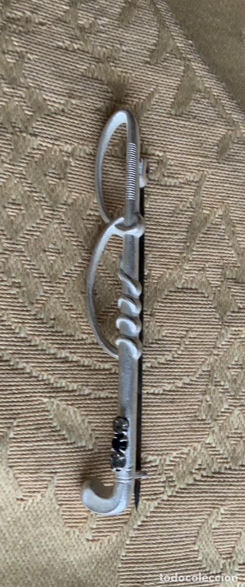 Vintage: BROCHE DE PLATA PALO DE GOLF - Foto 4