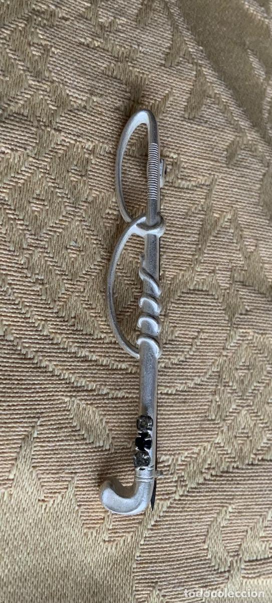 Vintage: BROCHE DE PLATA PALO DE GOLF - Foto 6