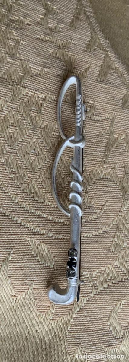 Vintage: BROCHE DE PLATA PALO DE GOLF - Foto 9