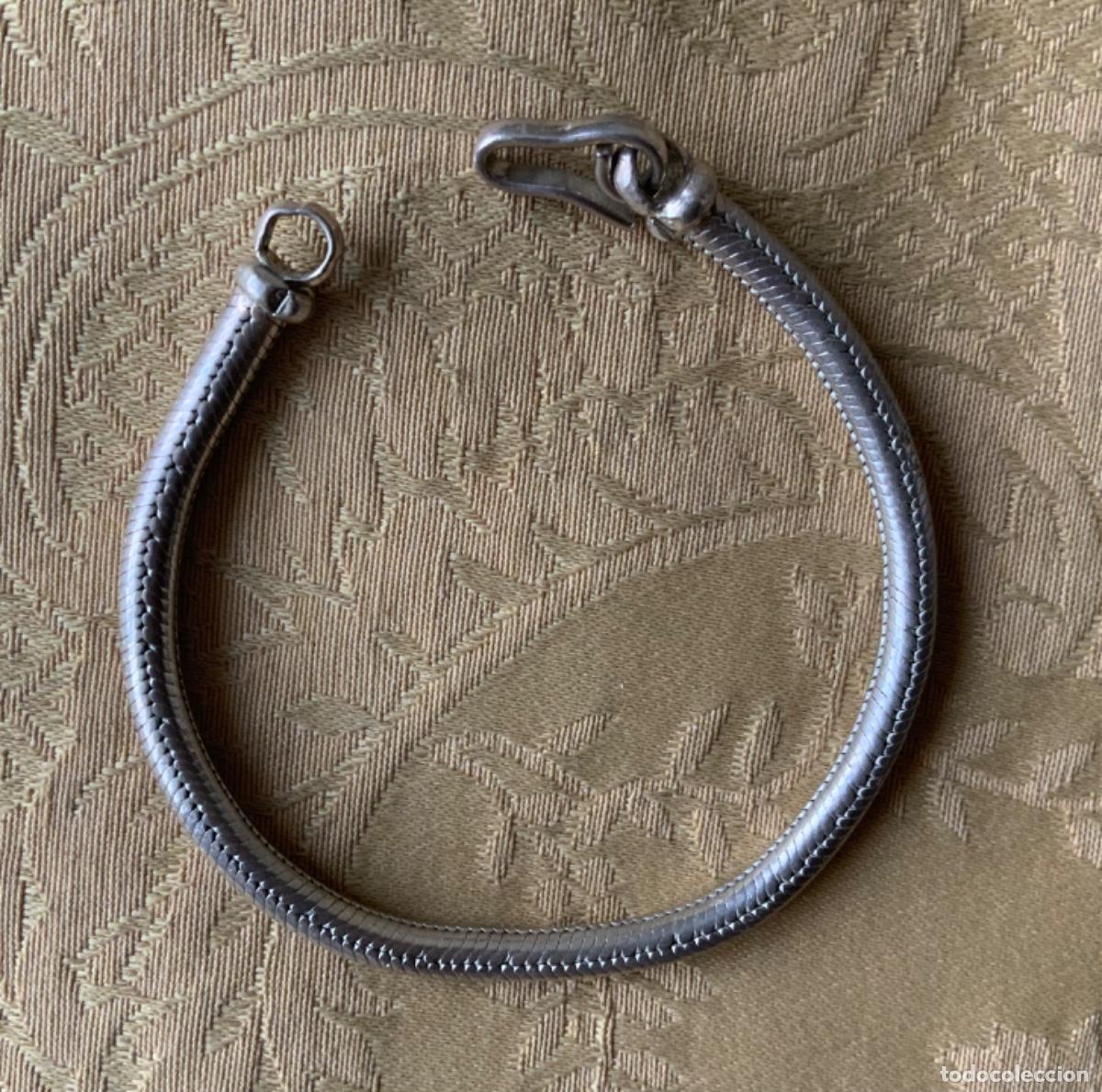 Vintage: ANTIGUA PULSERA DE PLATA, CORD&Oacute;N - Foto 1