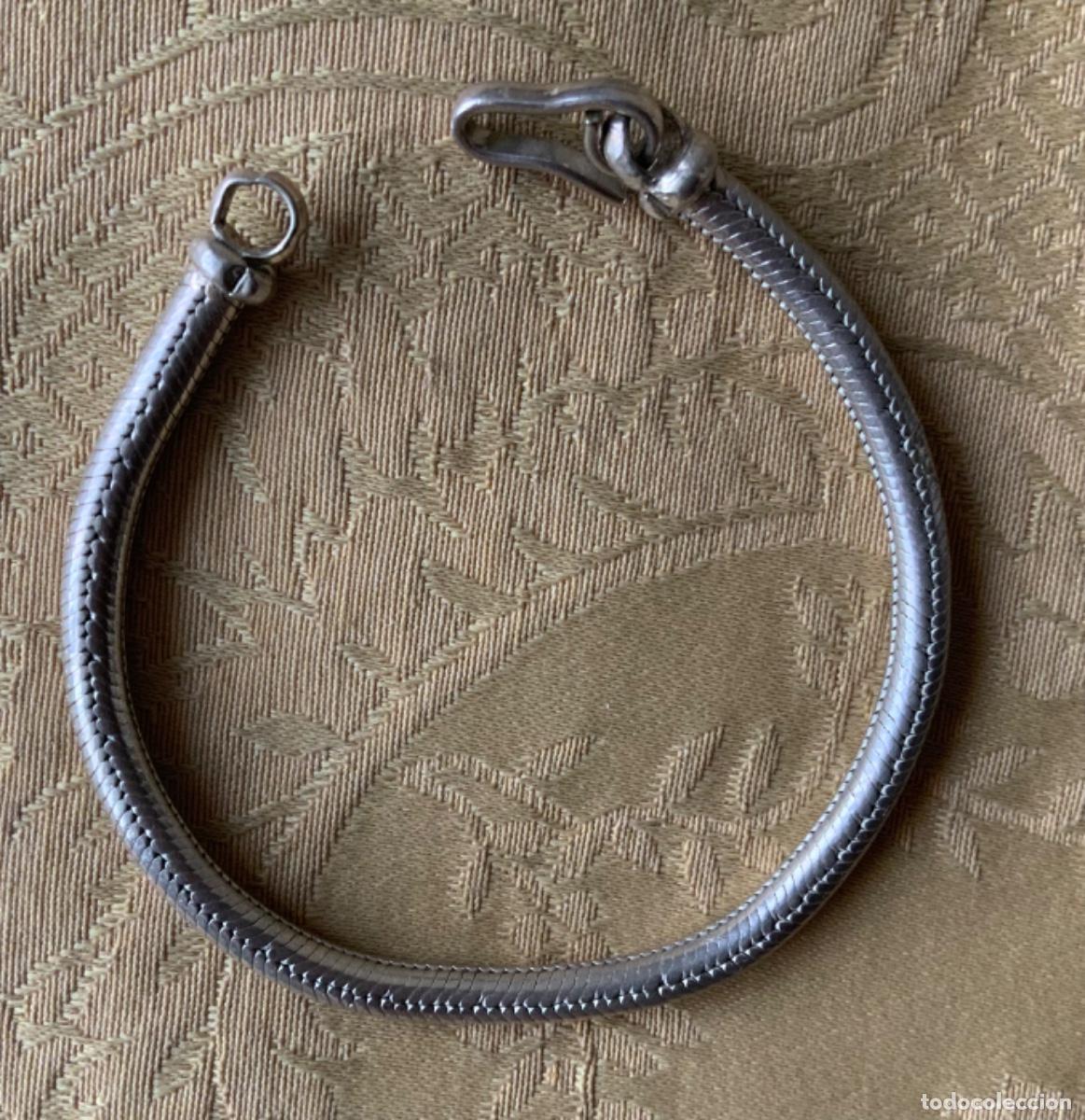 Vintage: ANTIGUA PULSERA DE PLATA, CORD&Oacute;N - Foto 2