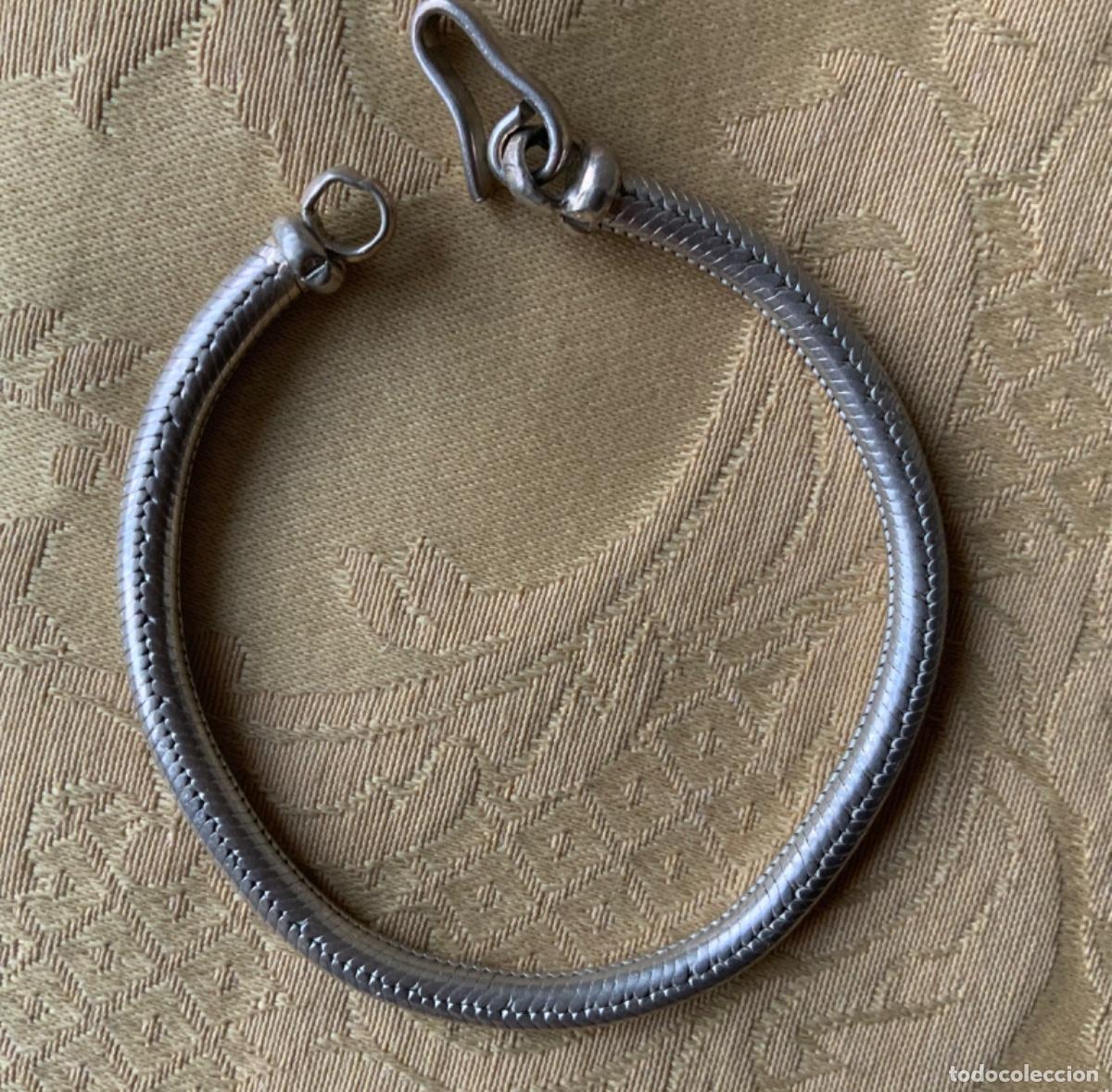 Vintage: ANTIGUA PULSERA DE PLATA, CORD&Oacute;N - Foto 6