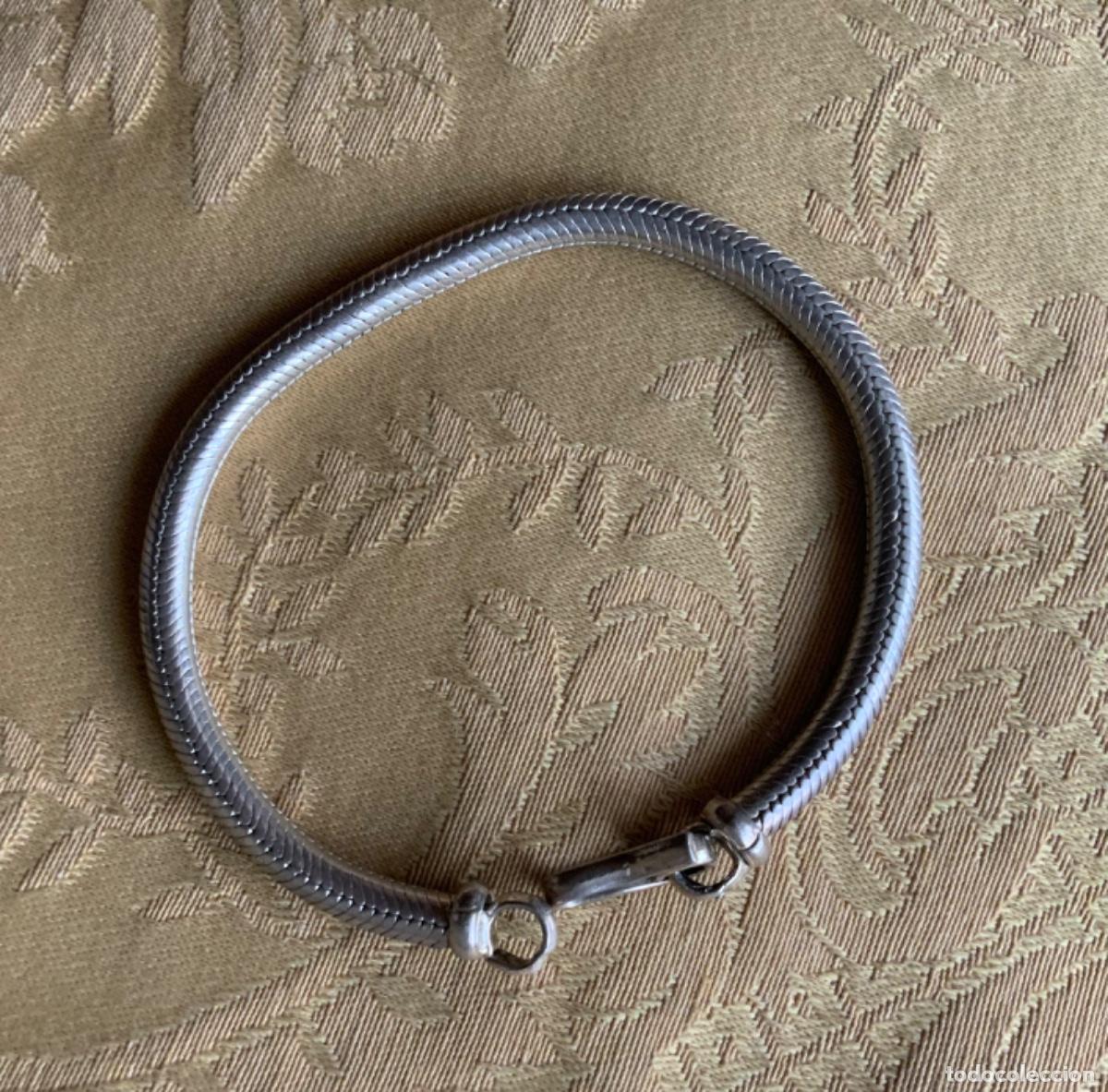 Vintage: ANTIGUA PULSERA DE PLATA, CORD&Oacute;N - Foto 8