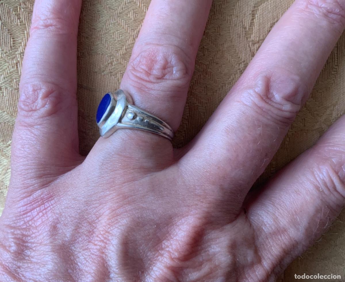 Vintage: ANILLO VINTAGE DE PLATA CON LAPISLAZULI - Foto 11