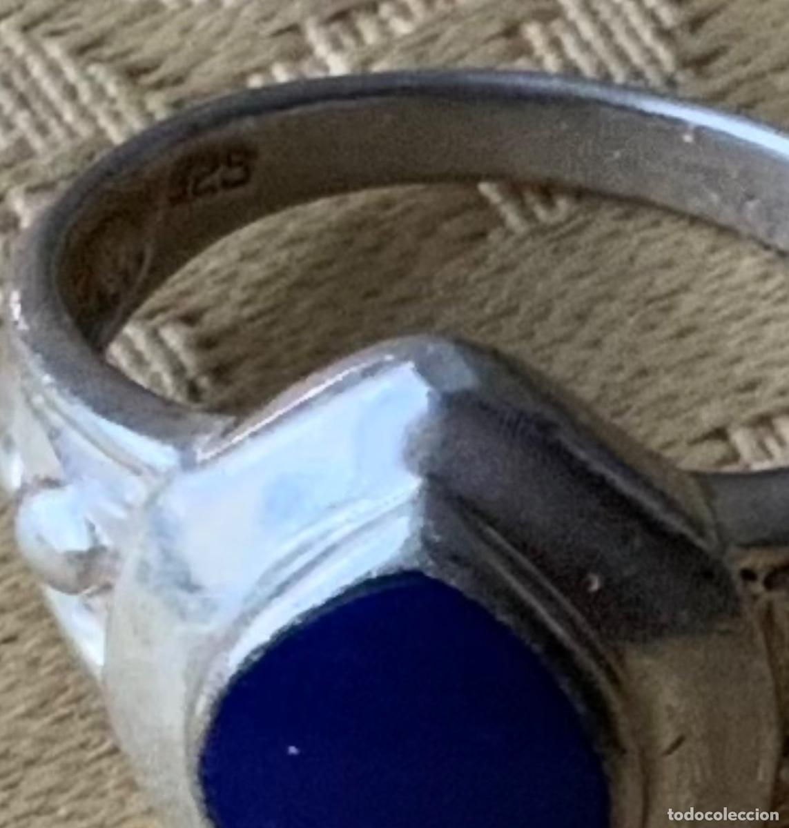 Vintage: ANILLO VINTAGE DE PLATA CON LAPISLAZULI - Foto 12