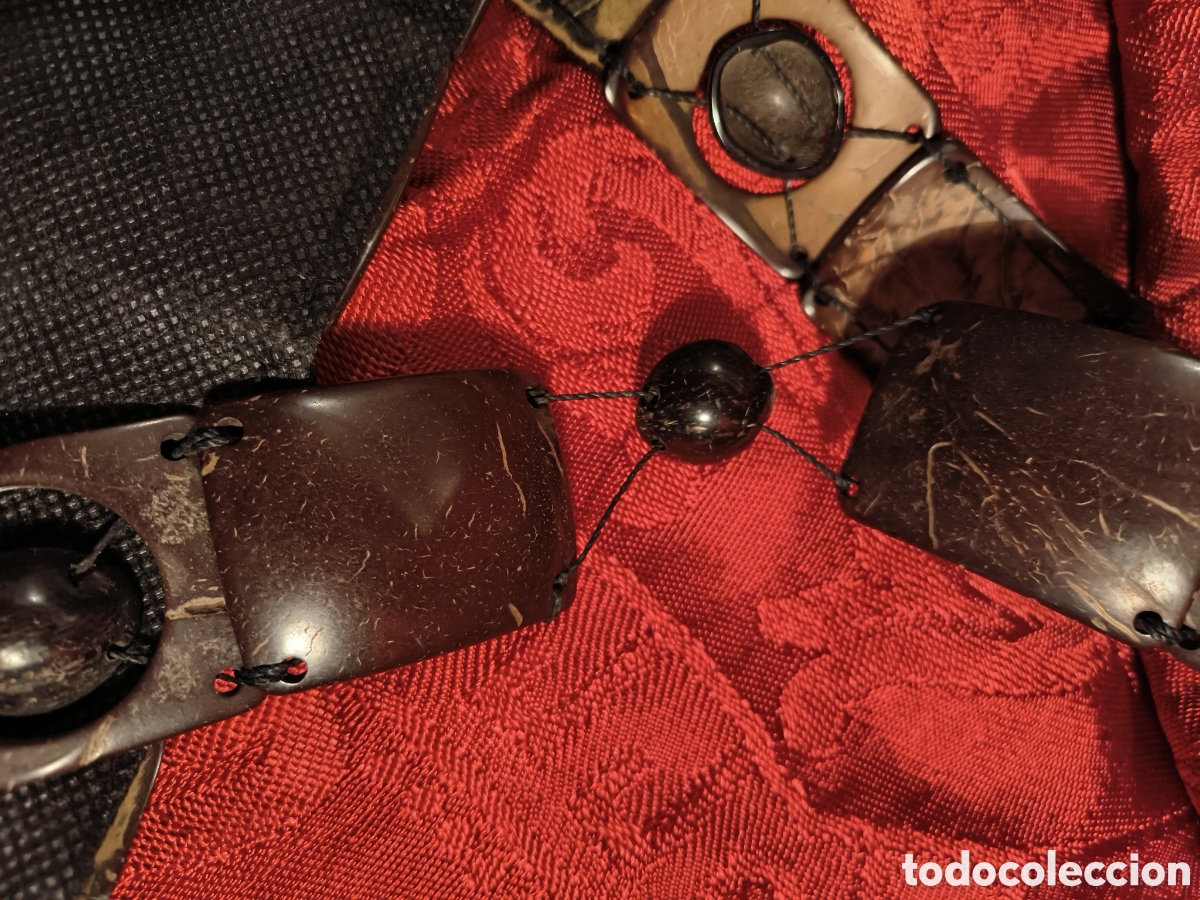 Vintage: Bolso de coco. Artesanal. - Foto 4