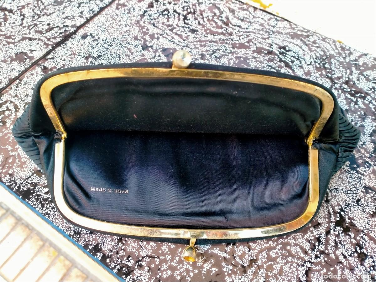 Vintage: BOLSO DE MANO DE TELA - Foto 2