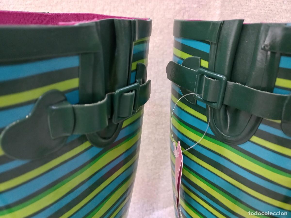 Vintage: BOTAS DE AGUA &uml;AGATHA RU&Iacute;Z DE LA PRADA&uml; verde - Foto 5