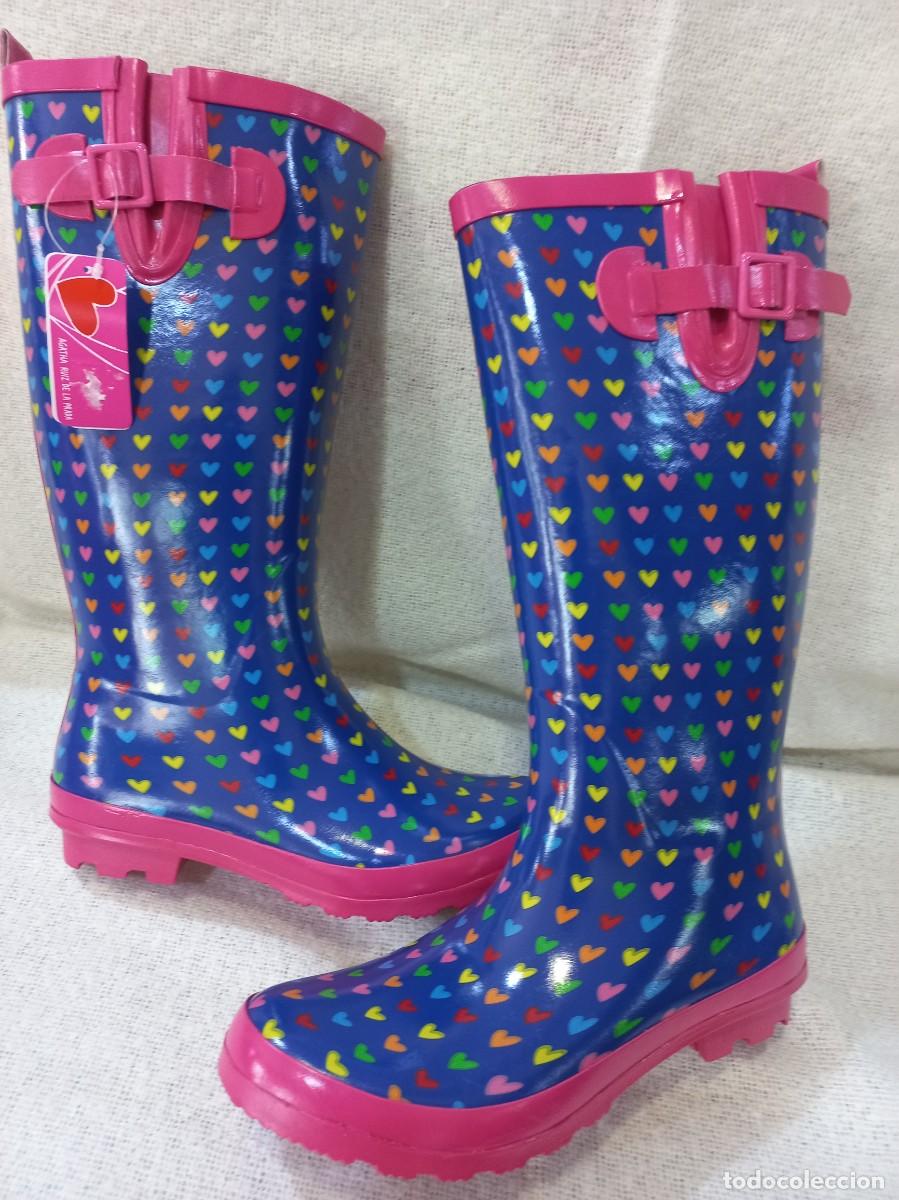 Vintage: BOTAS DE AGUA &uml;AGATHA RU&Iacute;Z DE LA PRADA&uml; azul - Foto 3