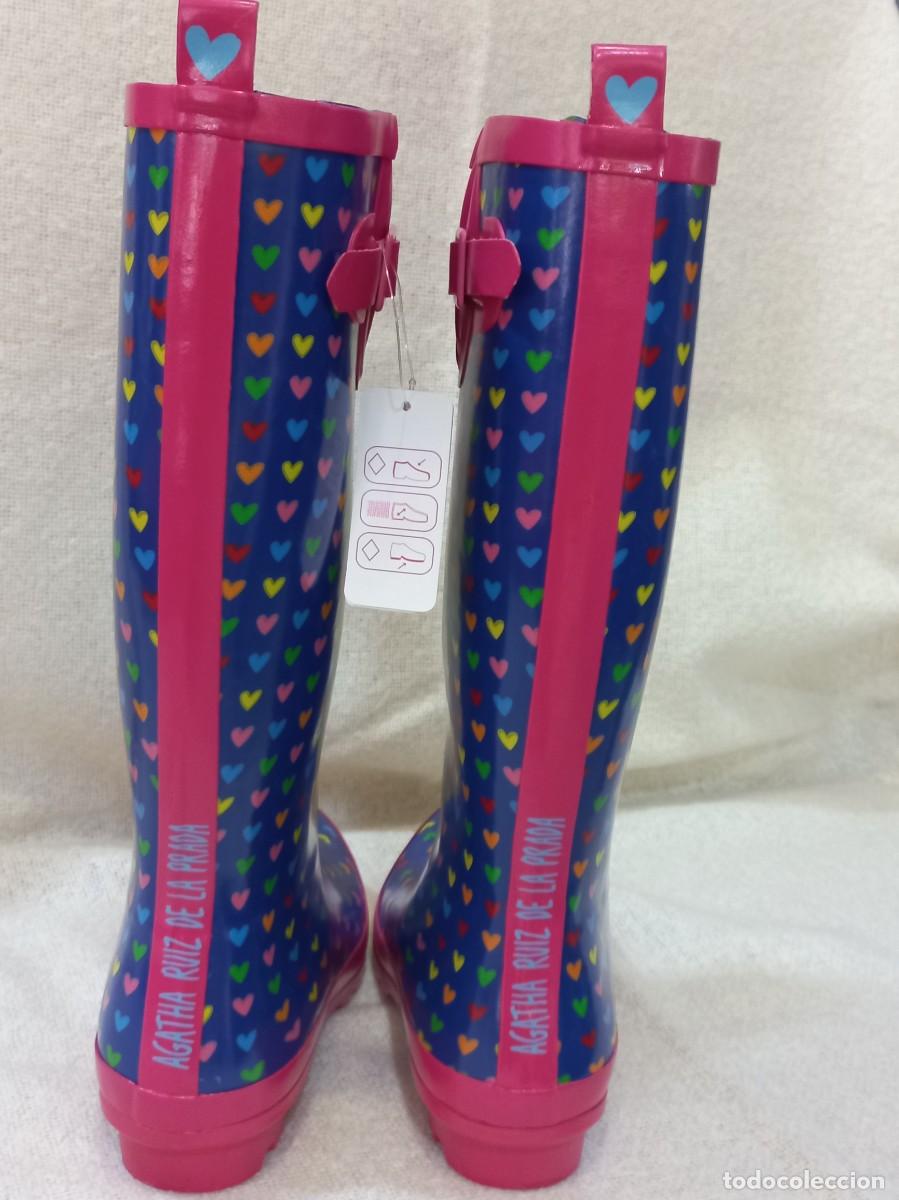 Vintage: BOTAS DE AGUA &uml;AGATHA RU&Iacute;Z DE LA PRADA&uml; azul - Foto 4