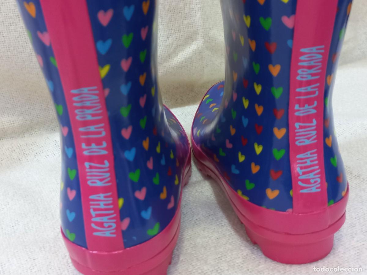 Vintage: BOTAS DE AGUA &uml;AGATHA RU&Iacute;Z DE LA PRADA&uml; azul - Foto 5