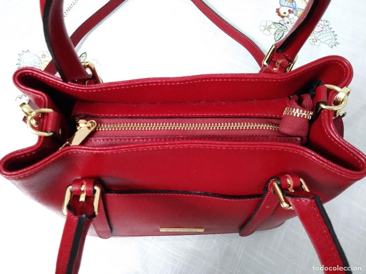 Vintage: BOLSO ROJO DE PIEL - DEINES - Foto 7