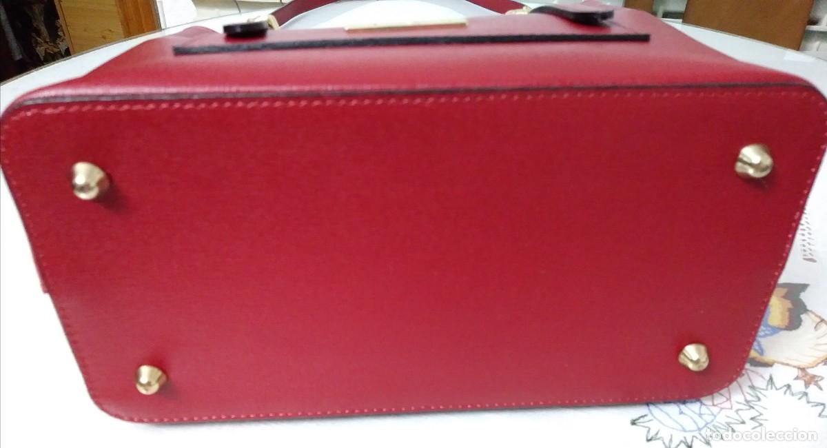 Vintage: BOLSO ROJO DE PIEL - DEINES - Foto 8