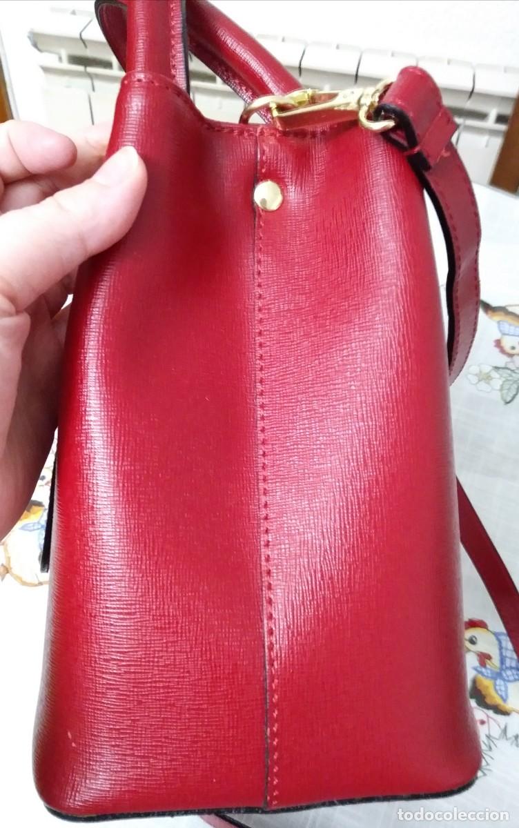 Vintage: BOLSO ROJO DE PIEL - DEINES - Foto 9