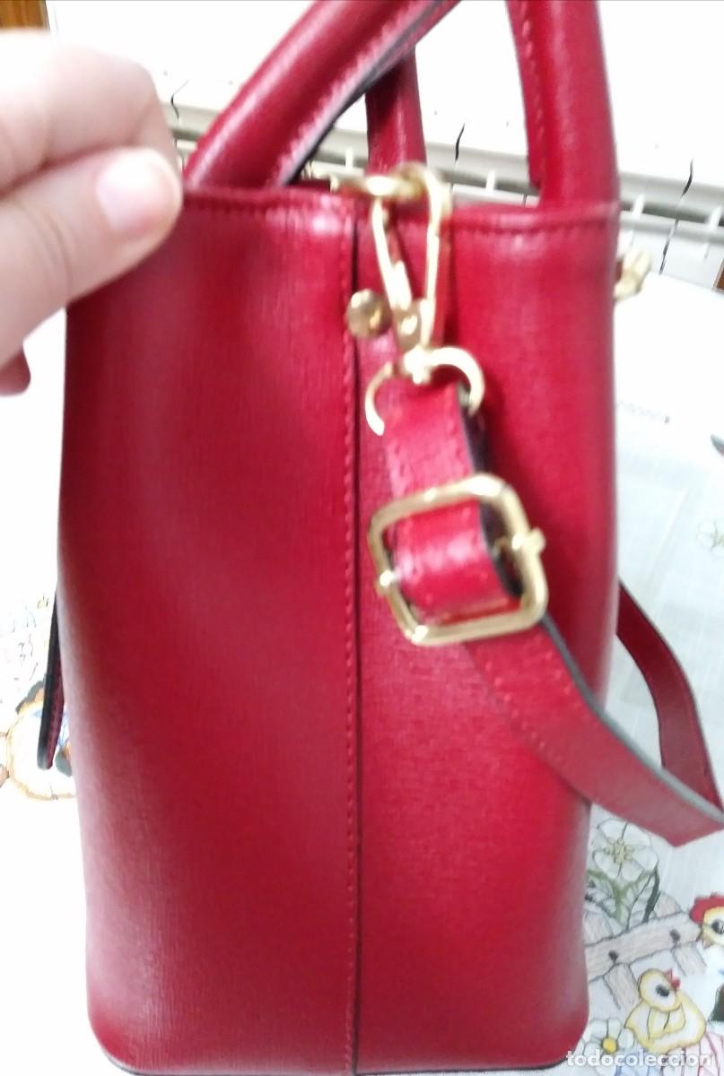 Vintage: BOLSO ROJO DE PIEL - DEINES - Foto 10