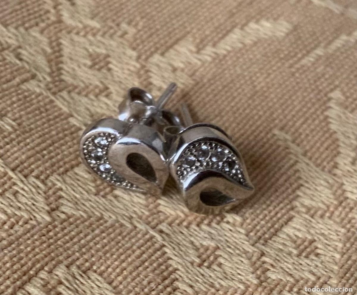 Vintage: PEQUE&Ntilde;OS PENDIENTES DE PLATA - Foto 1