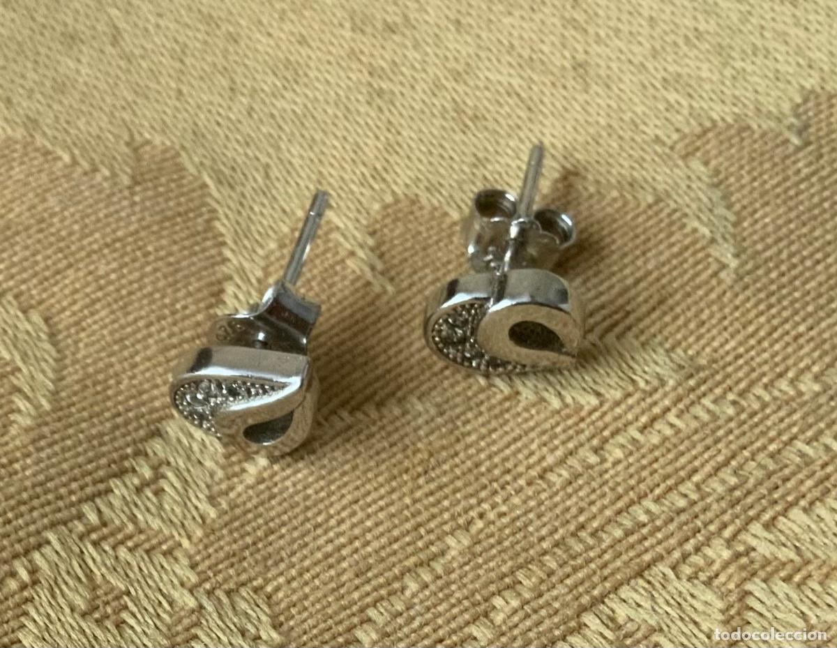 Vintage: PEQUE&Ntilde;OS PENDIENTES DE PLATA - Foto 5