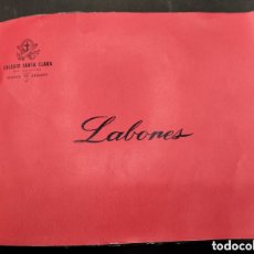 Vintage: ESPECTACULAR LIBRO DE MUESTRAS DE LABORES, BOLILLOS, GANCHILLO, ETC. DIFERENTES TÉCNICAS. 32X24 CMS