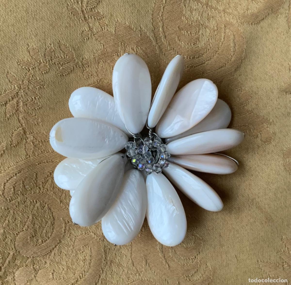 Vintage: BROCHE DE N&Aacute;CAR BLANCO - Foto 5