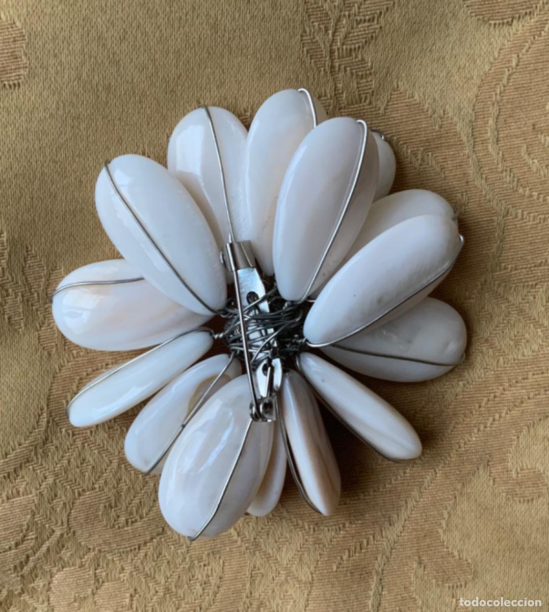 Vintage: BROCHE DE N&Aacute;CAR BLANCO - Foto 6