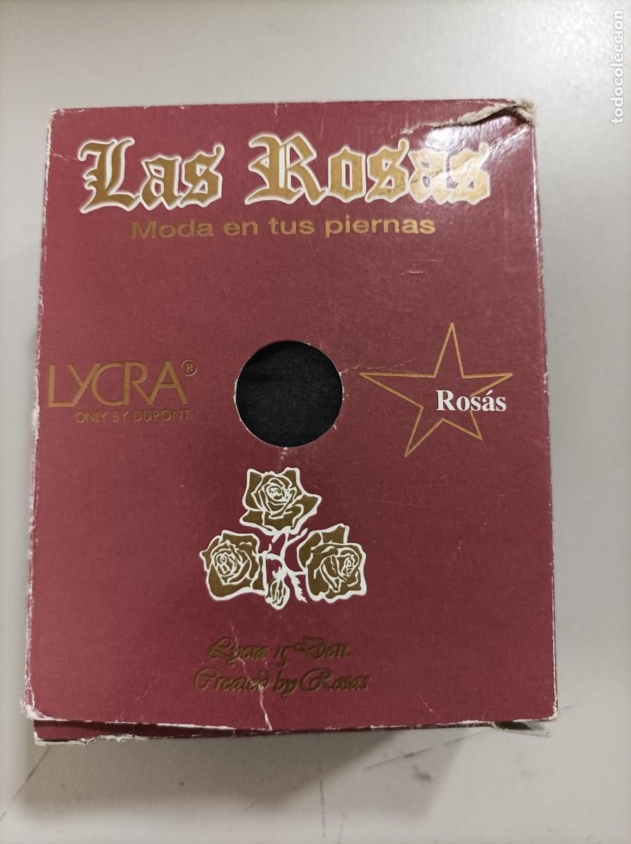 Vintage: PANTYS LYCRA LAS ROSAS DYN Talla G - Foto 1