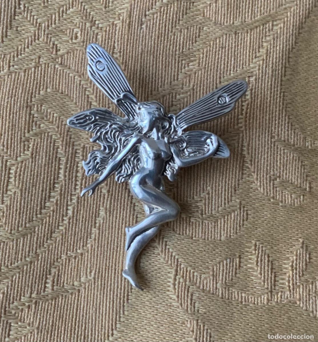 Vintage: BROCHE PLATA 925 HADA - Foto 3