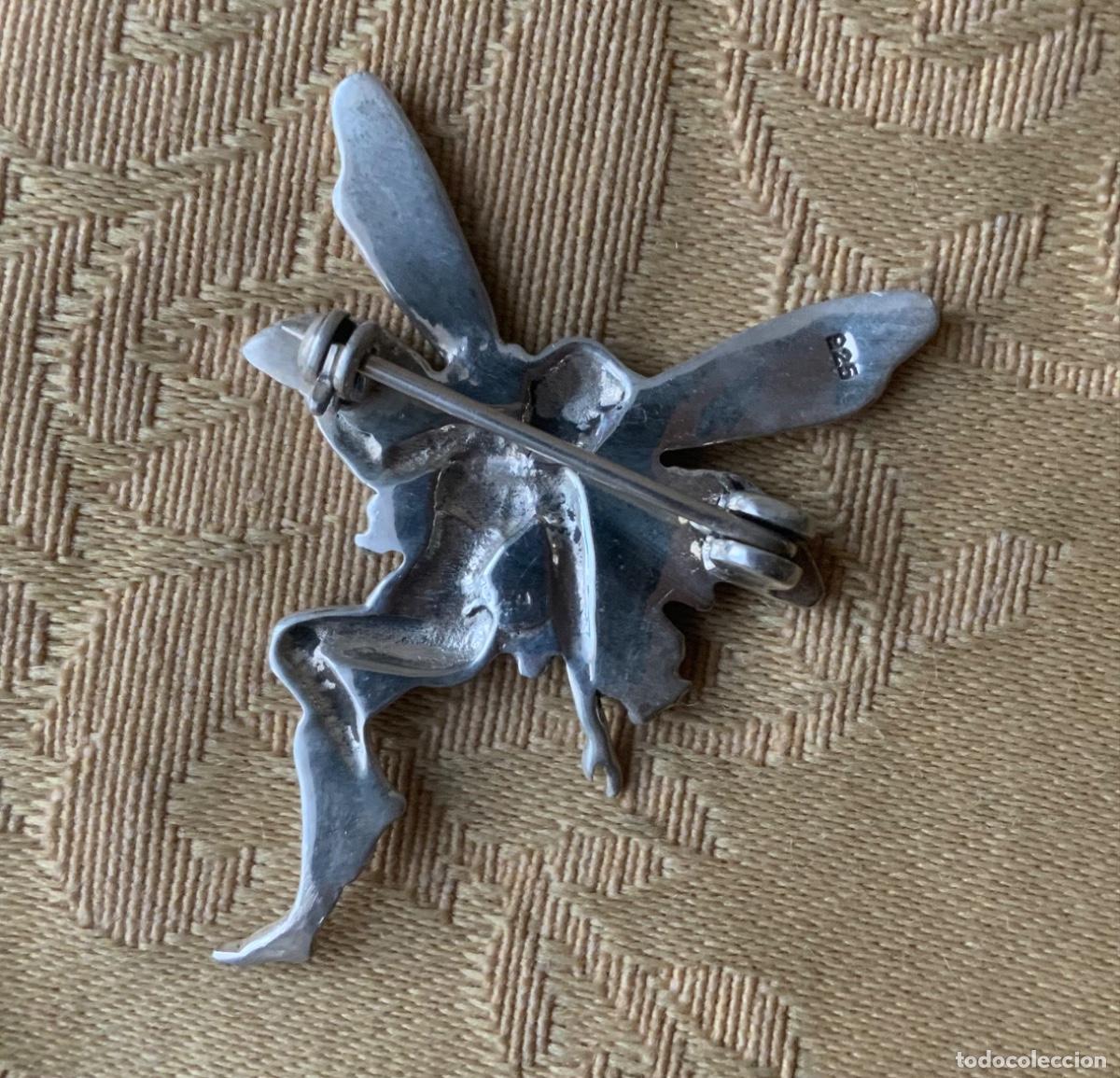 Vintage: BROCHE PLATA 925 HADA - Foto 4