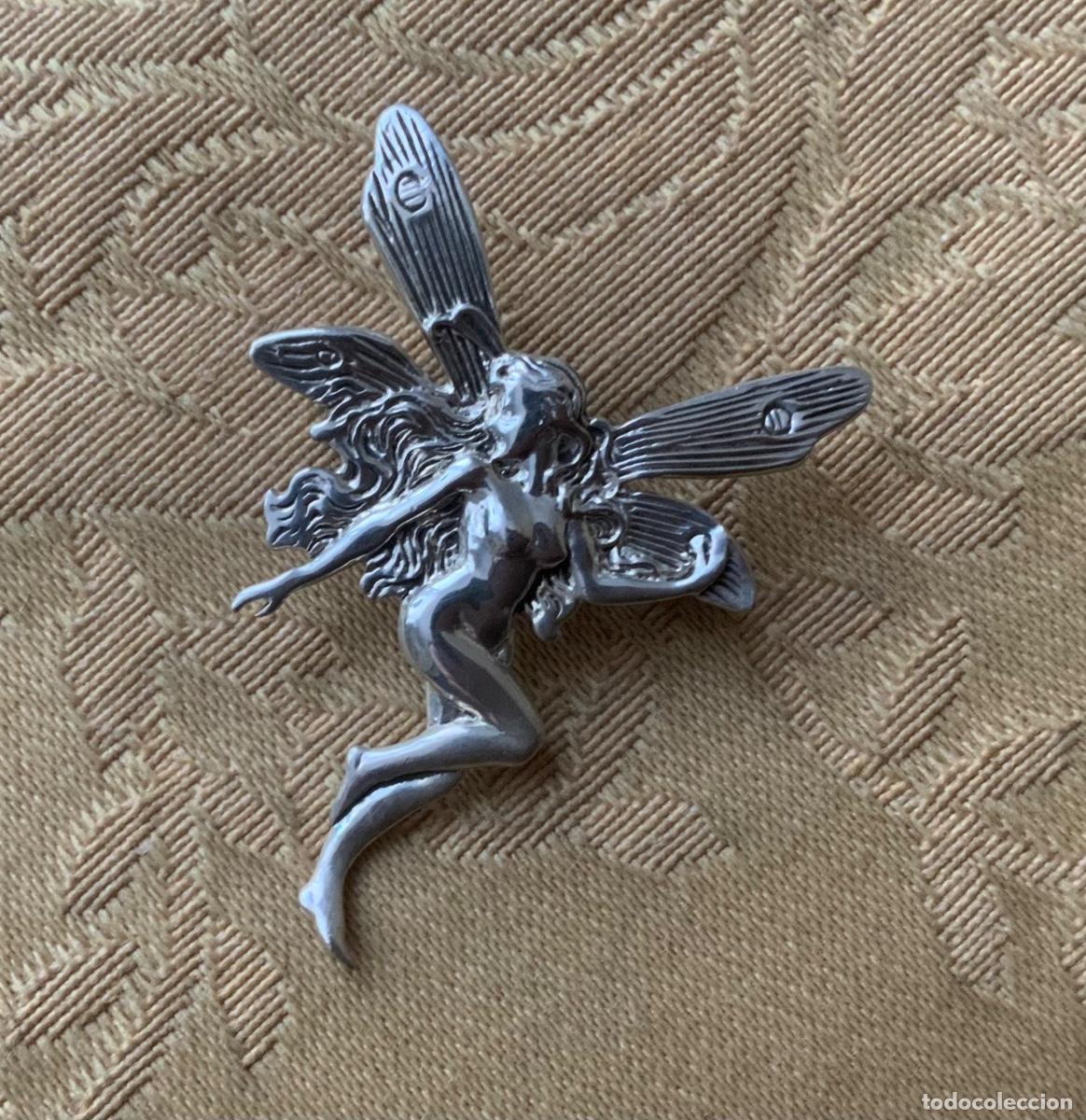 Vintage: BROCHE PLATA 925 HADA - Foto 5